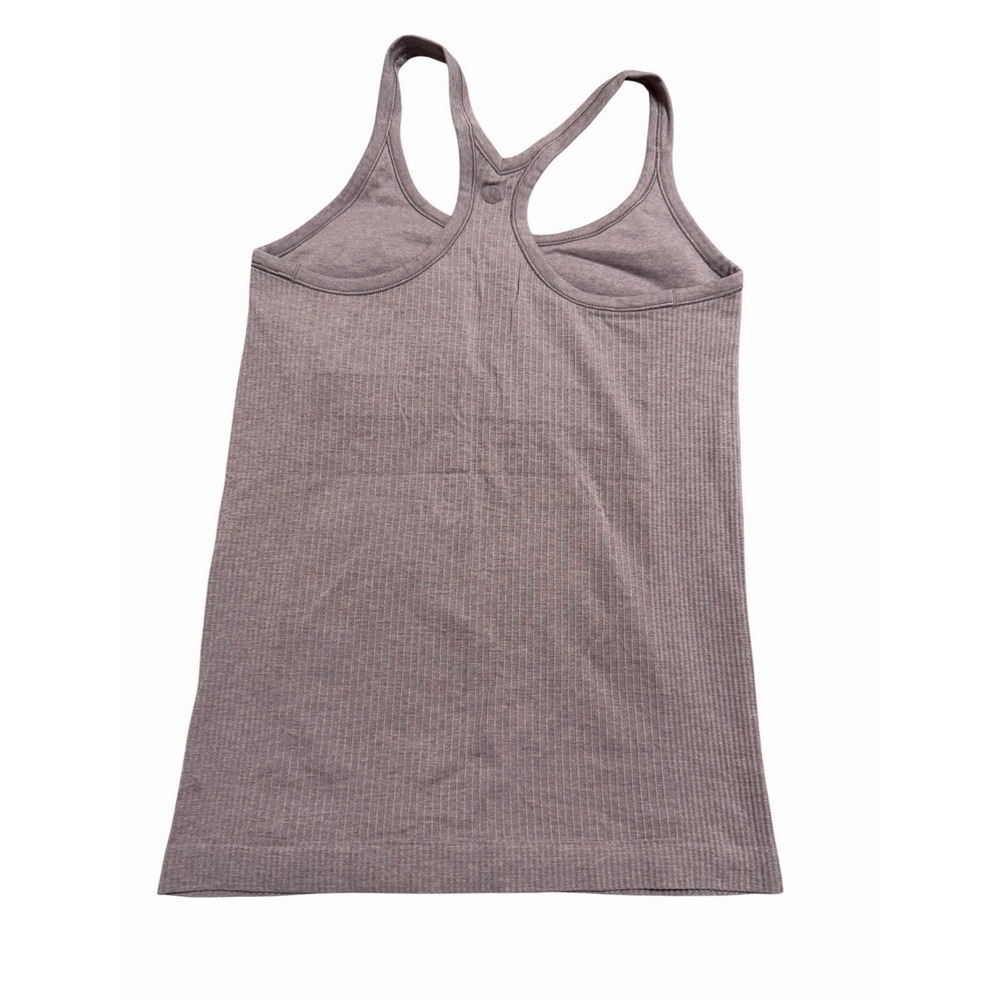 Lululemon Ebb To Street Tank Women's Size 8 Purple Ribbed Seamless #J7-1 - Picture 2 of 7